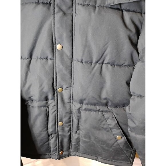 Men's Old Navy coat puffer style Large hooded - Picture 2 of 7